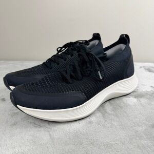 Allbirds Mens Tree Flyer Running Shoes Black White Size 10